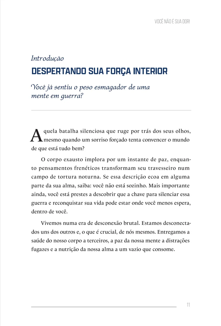Página de introdução do livro